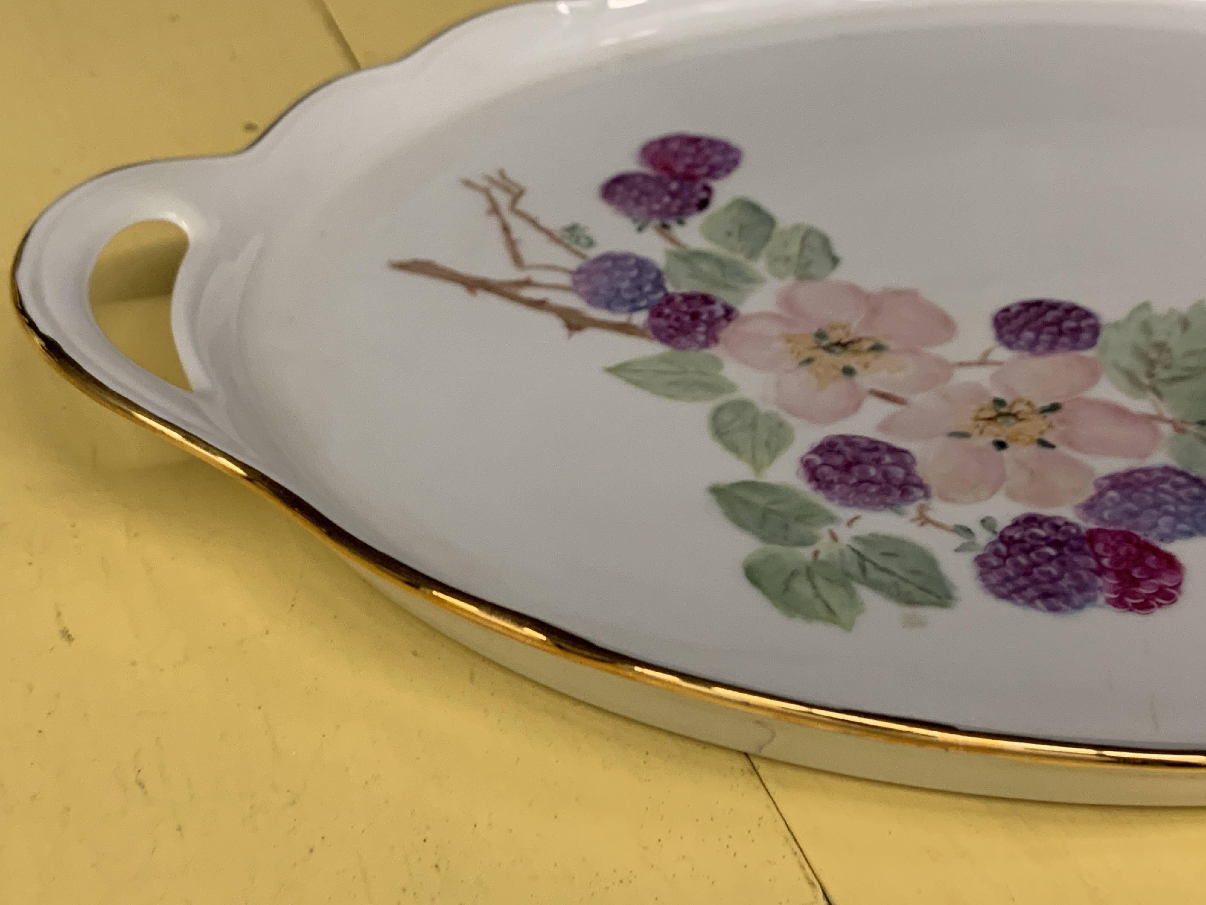 Fine Porcelain China Platter - Mid Century - Imported