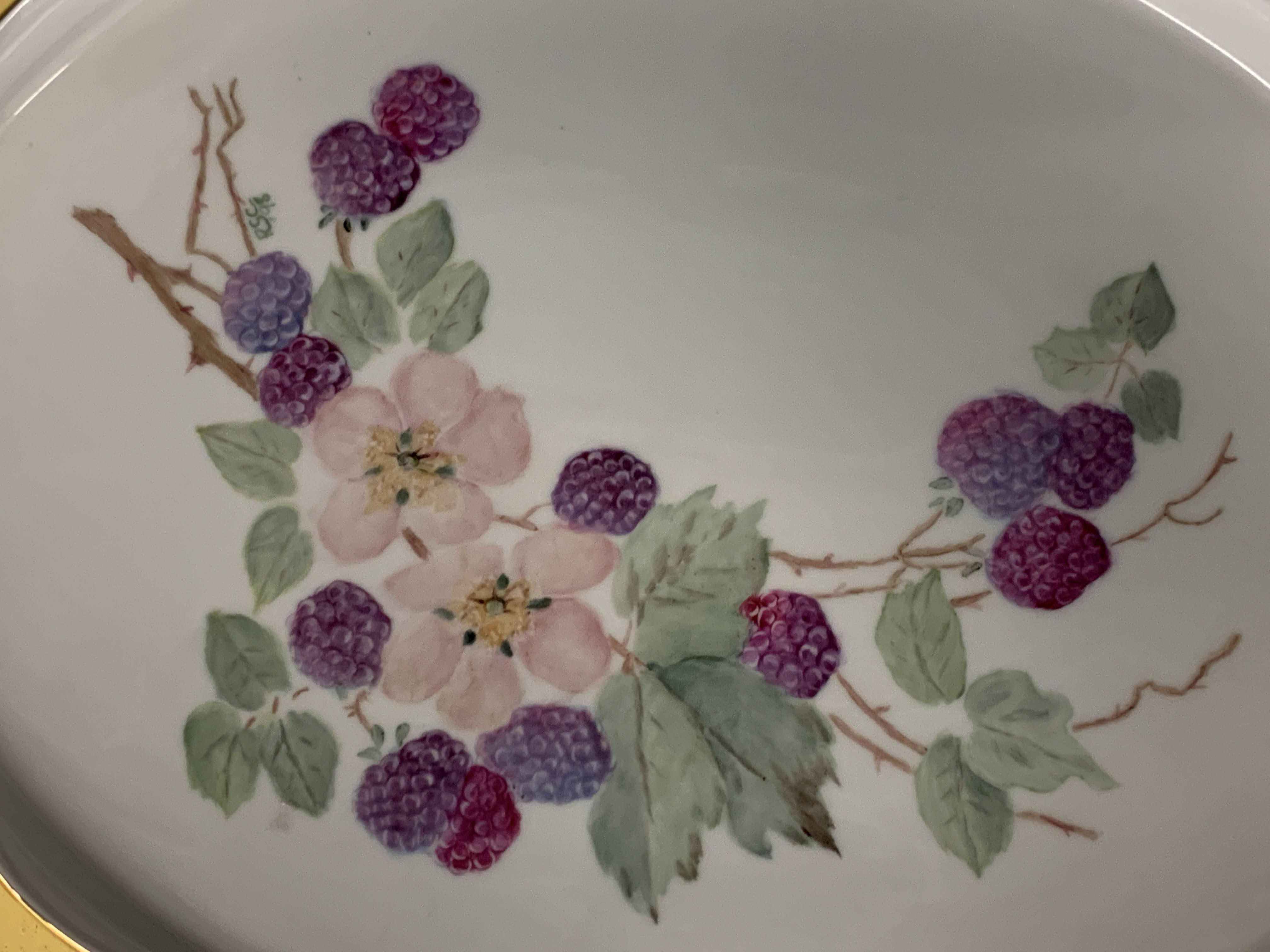 Fine Porcelain China Platter - Mid Century - Imported