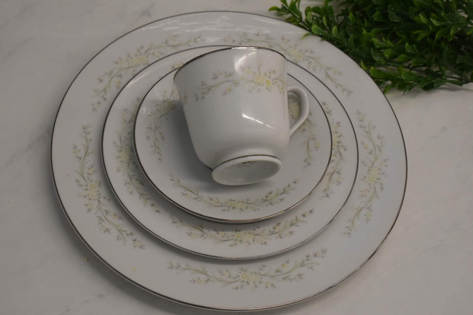 Four Crown China - Porcelain Fine China - Pastel Color