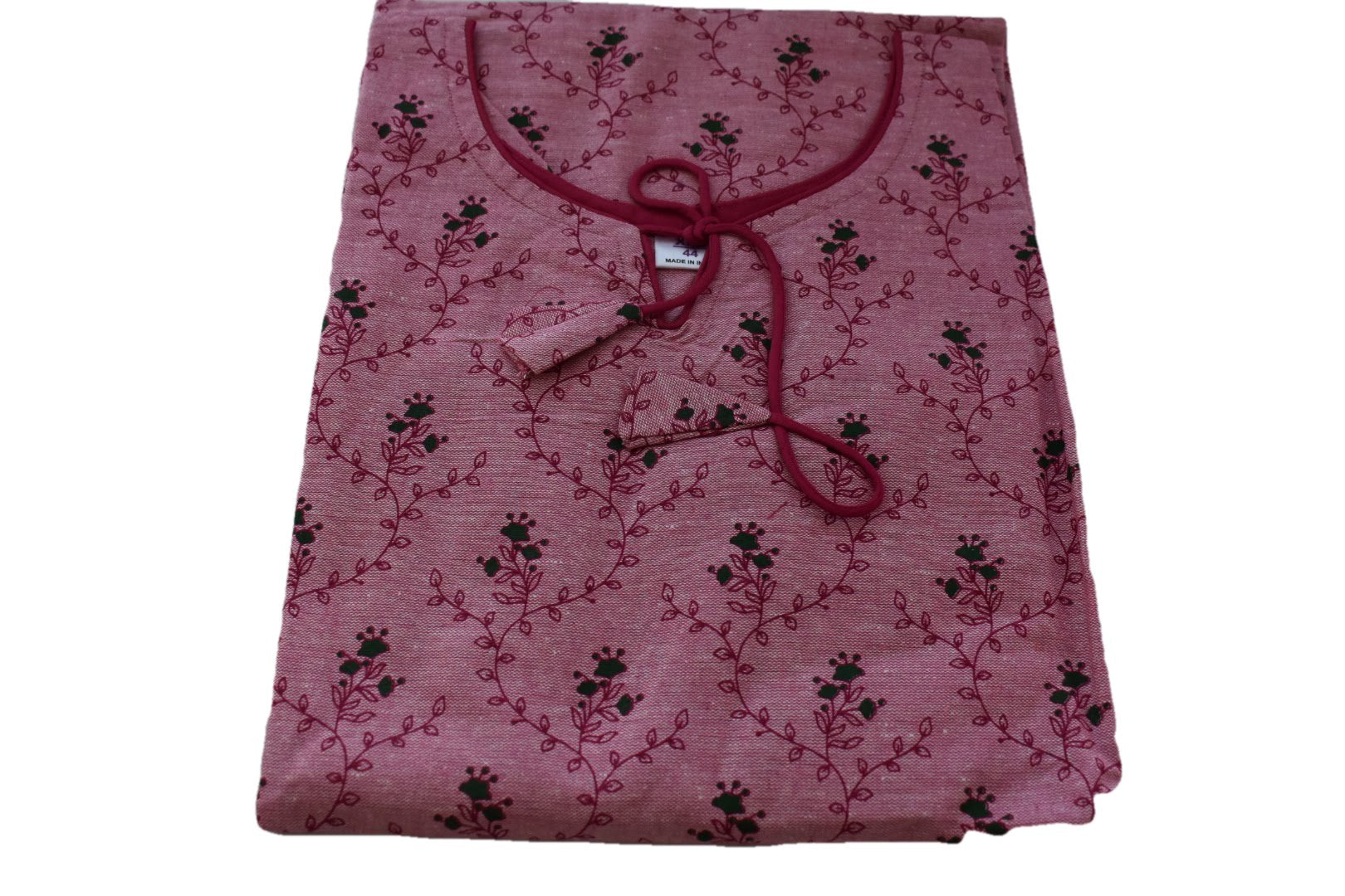 Cotton Printed Tunic Kurti - Straight Style - Knee Length  - XXL - Set of 11 Colors kurti