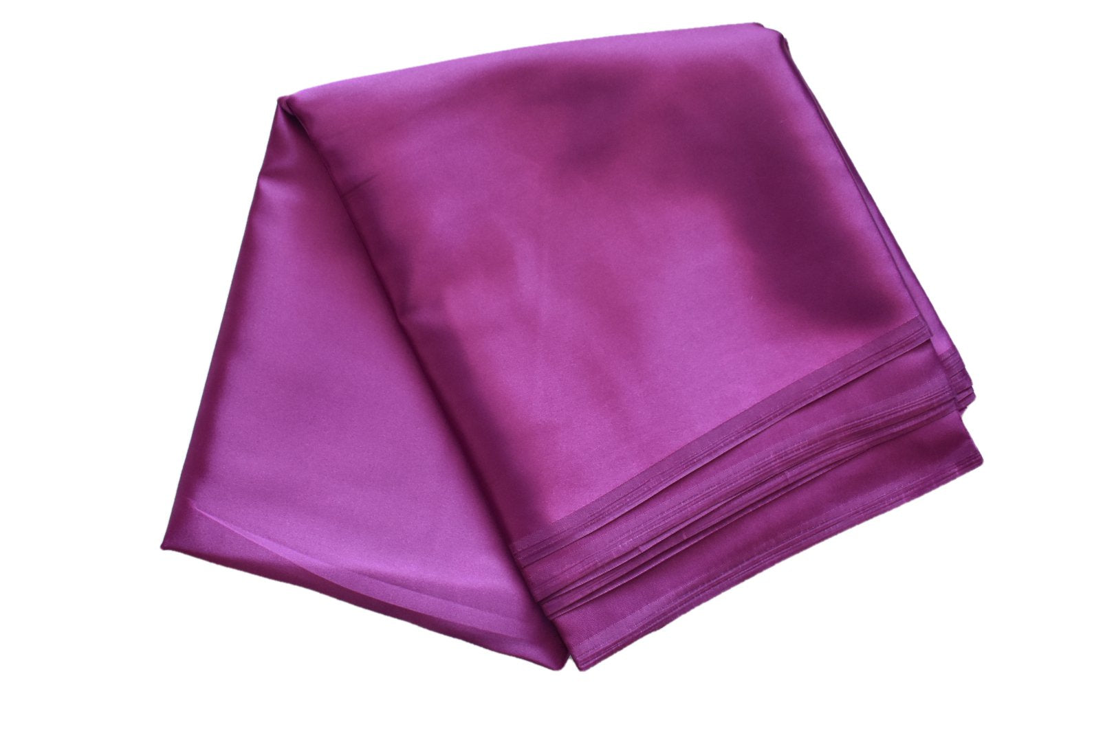 Purple Color - Satin Silk Saree  with Contrast Blouse