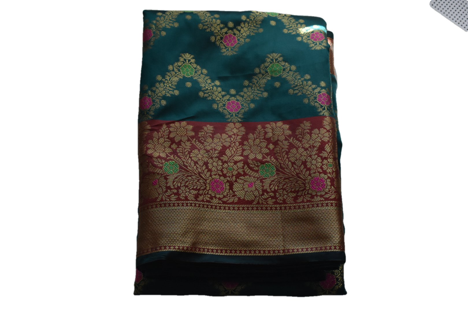 Blue Color - Silk Handloom  Saree Gold Silk Thread work