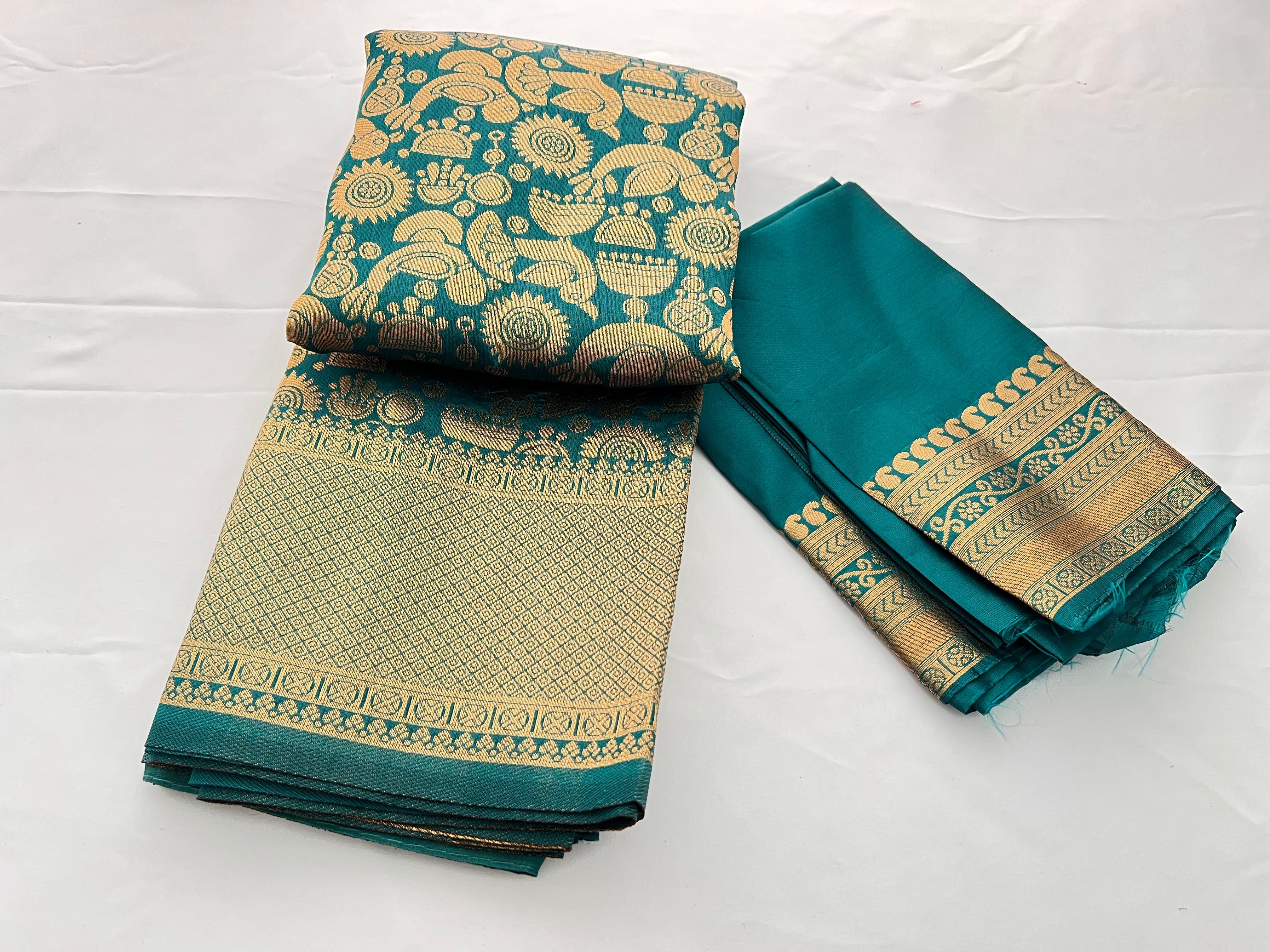 Shop Pure Banarasi Handloom Silk Royal Blue Bridal Saree Online UK – Sunasa