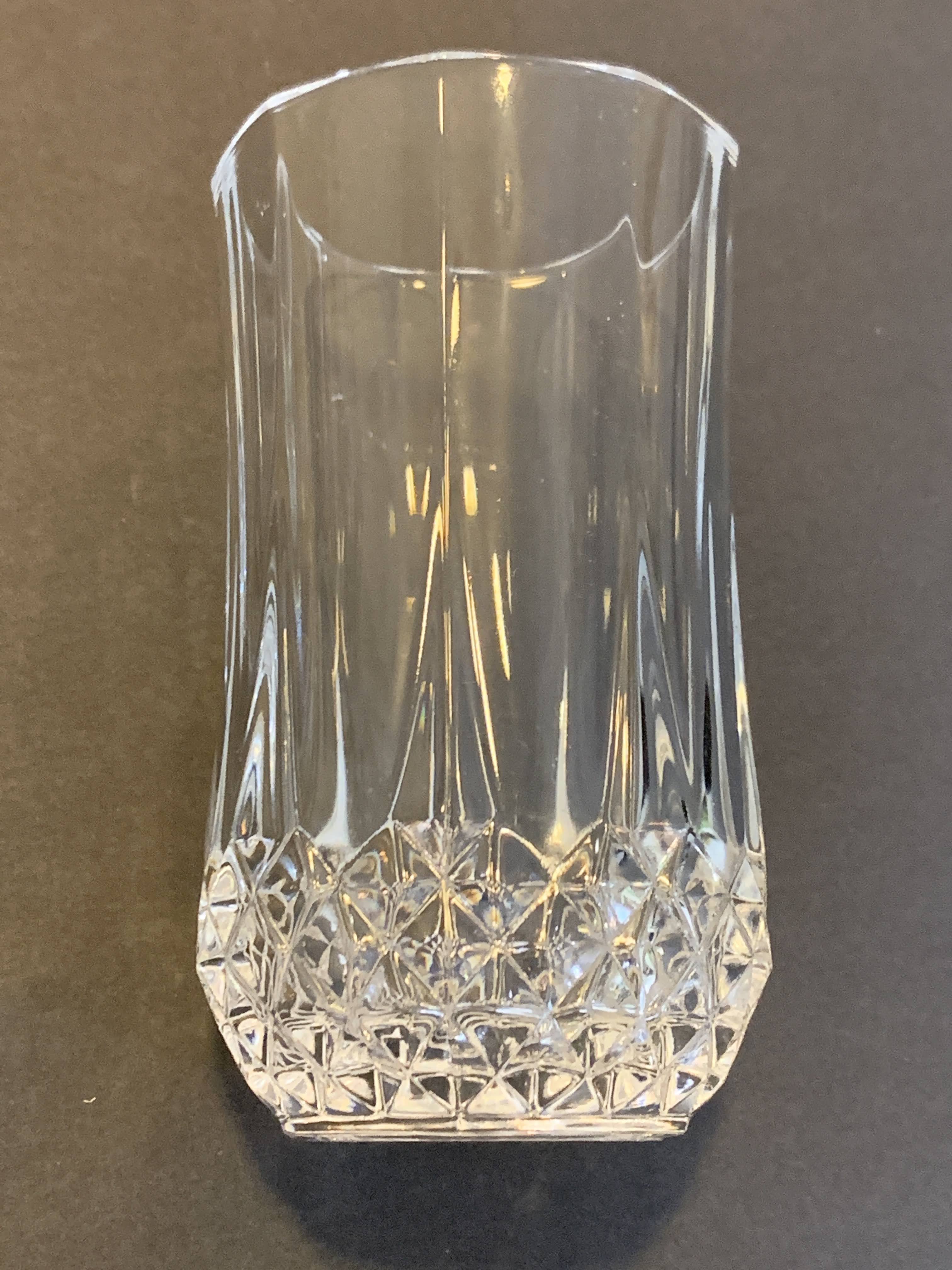 Vintage Crystal Glass Glass Tumbler Scotch Glass