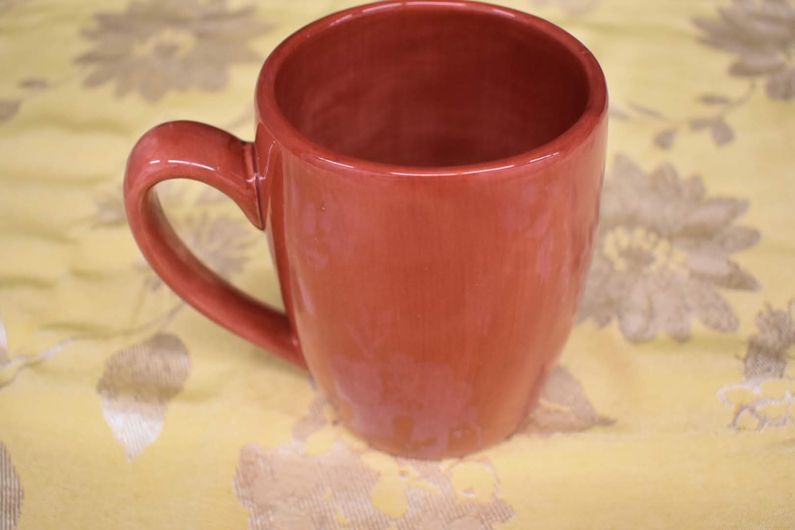 Red Glazed Ceramic - Tea, Coffee Mug