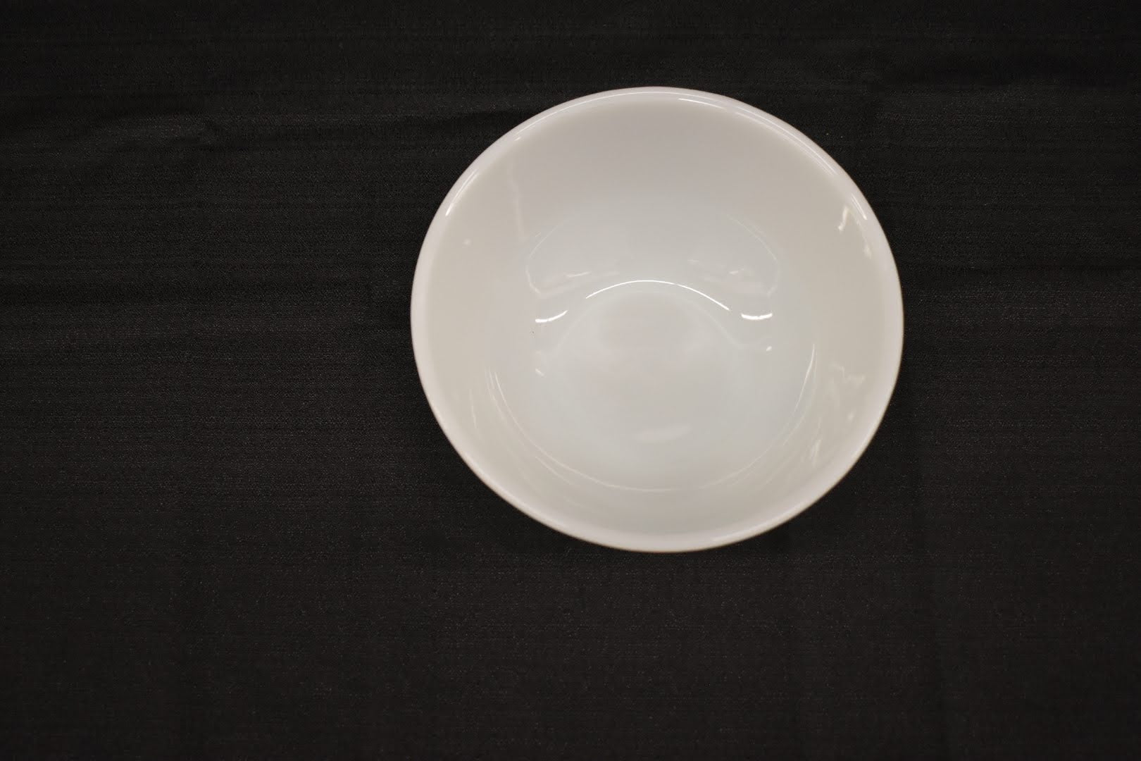 Porcelain Opaque Milk Glass Bowl - 6 inch