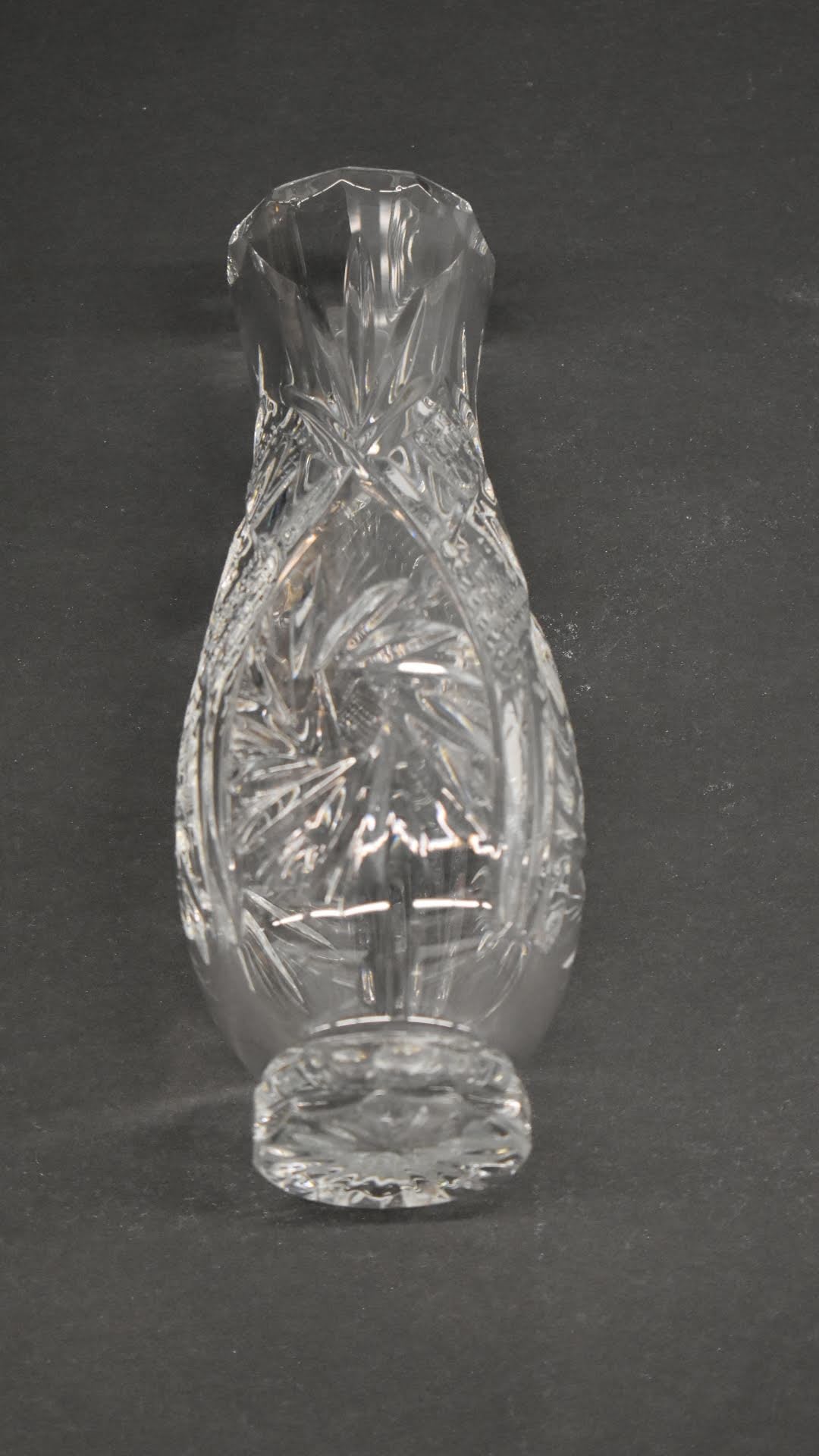 Crystal Glass - Mid Century Vase - Home Decor