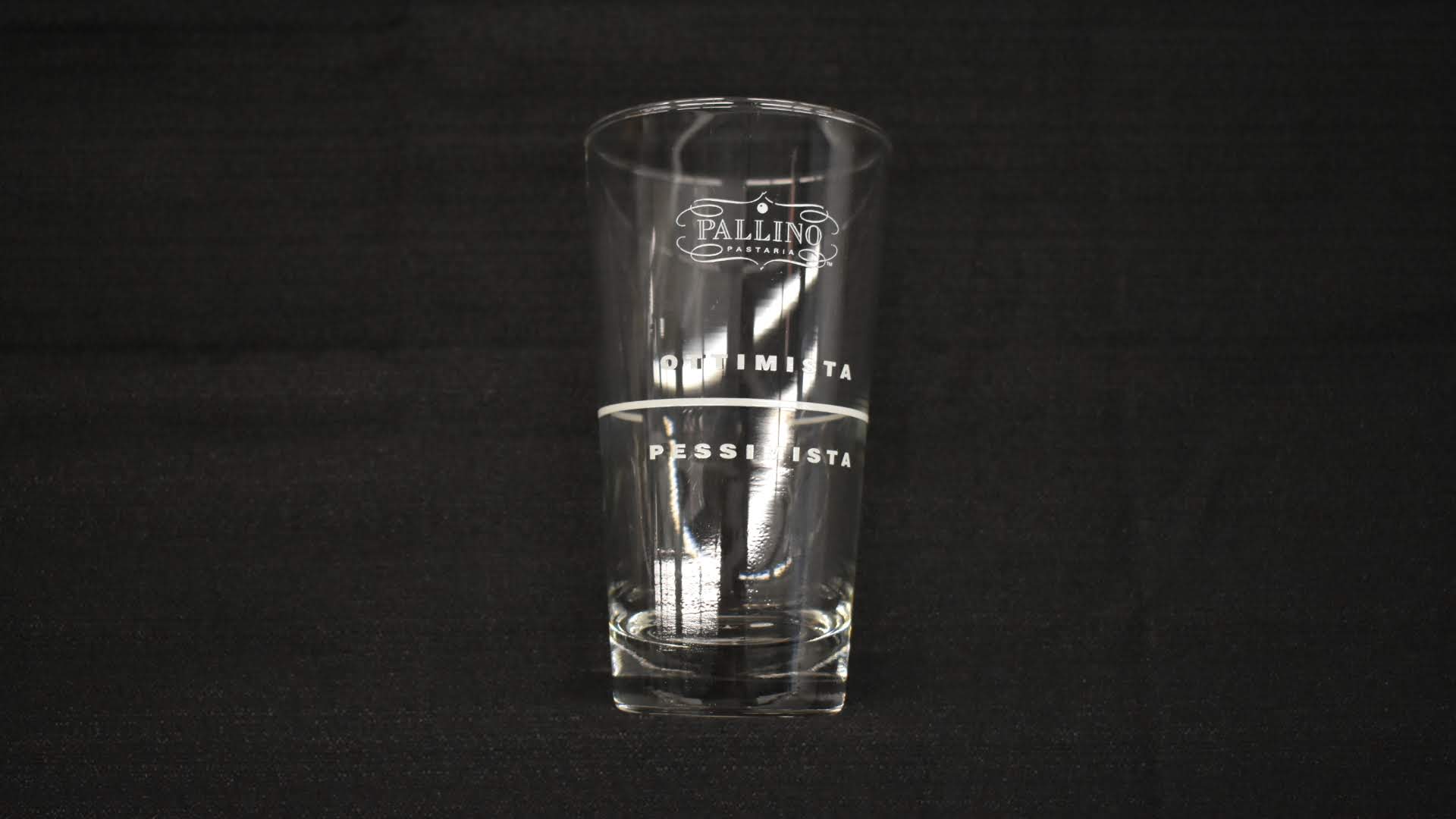 Clear Glass - School Of Life - Juice Glass - Shot Glass- Mid Century