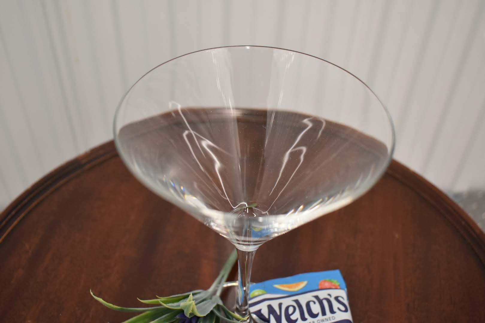 Vintage Martini Stem Crystal Glass