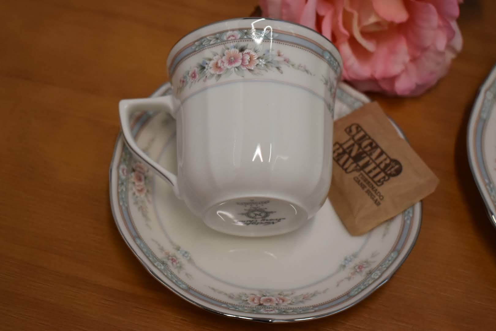 Noritake Rothschild  - Fine Porcelain China - Tea Coffee Cup And Saucer