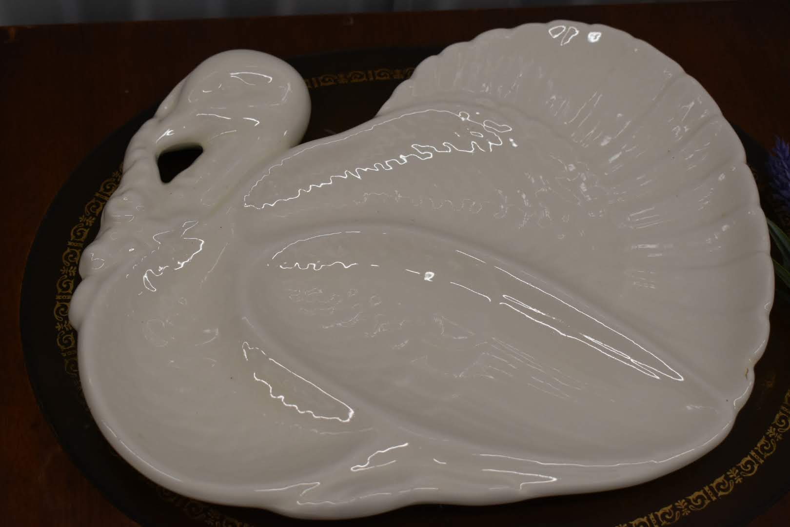 Ceramic Porcelain Platter - Turkey Shape - Home Decor