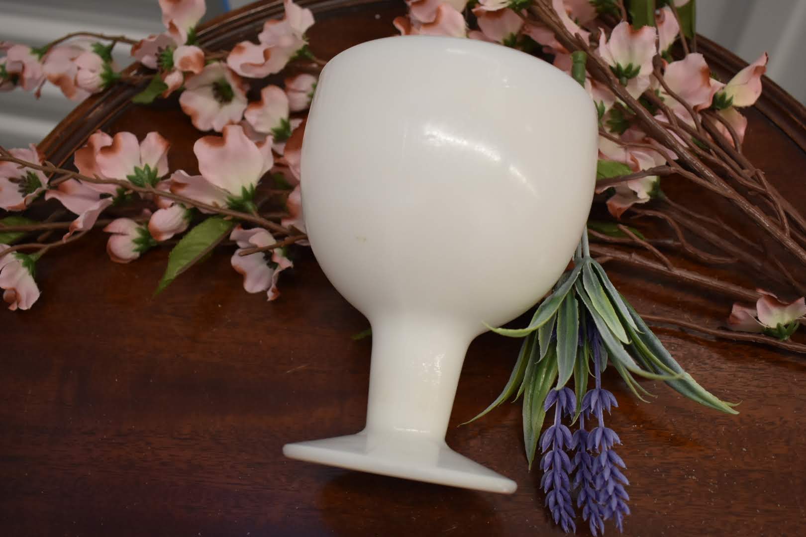 Porcelain Opaque Milk Glass - Collectible - Succulent plant Vase, Cereal bar bowl