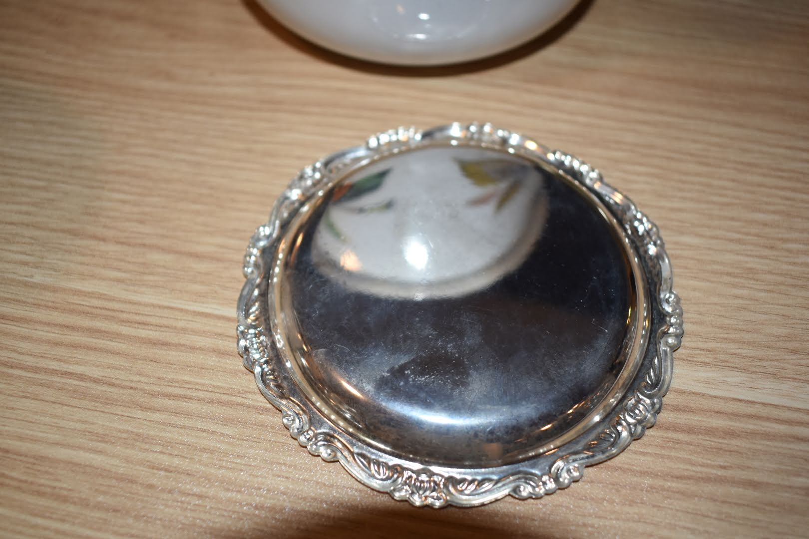 Silver Plated Mid Century Mini Ornate Plate Tray 3