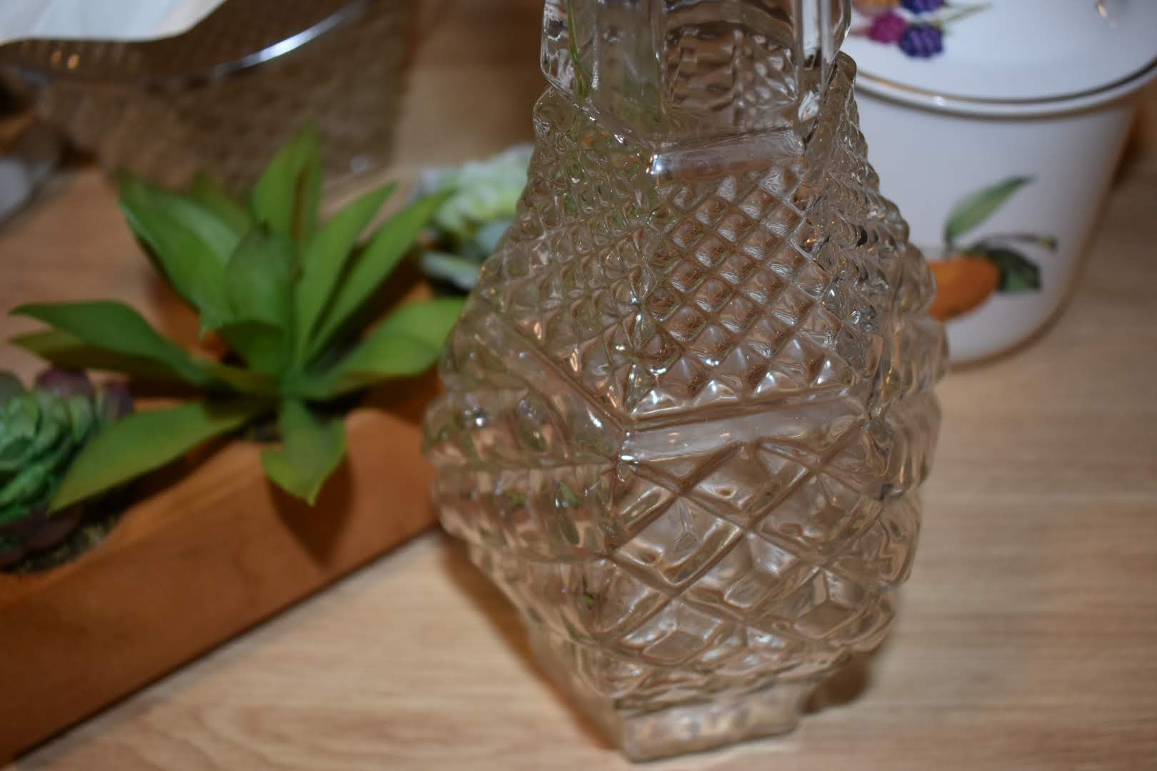 Anchor Hocking Crystal glass Decanter