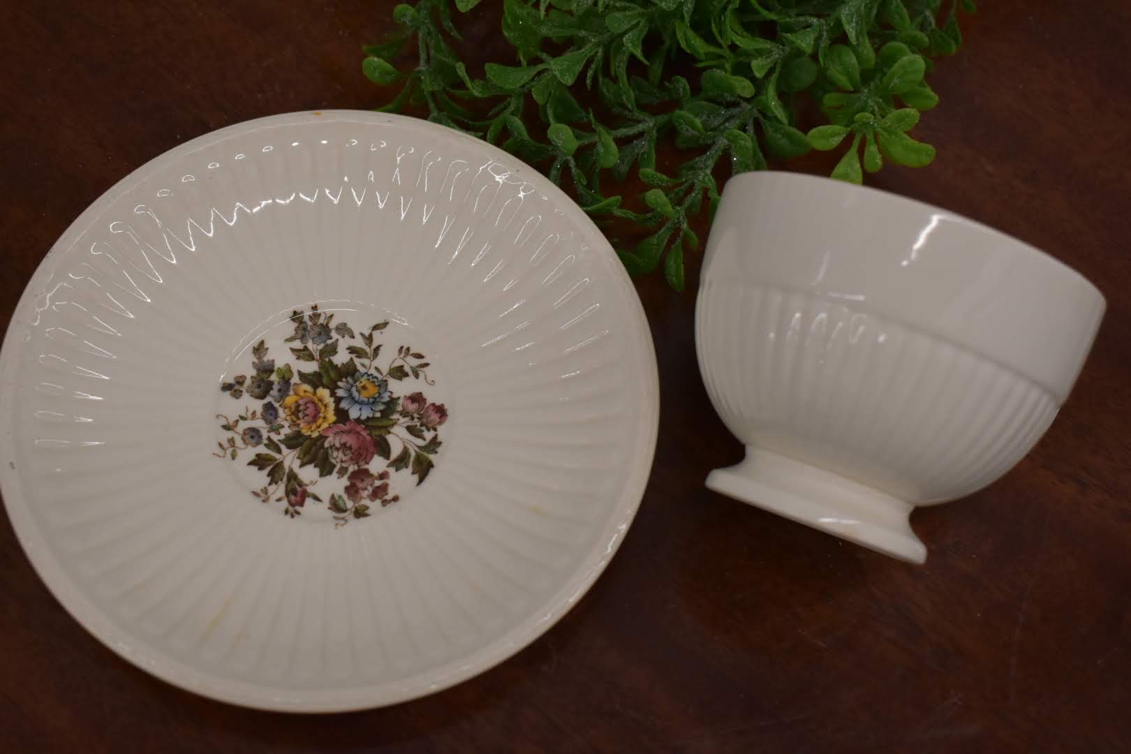 Wedgewood - Fine Porcelain China - From England - Cup and Saucer