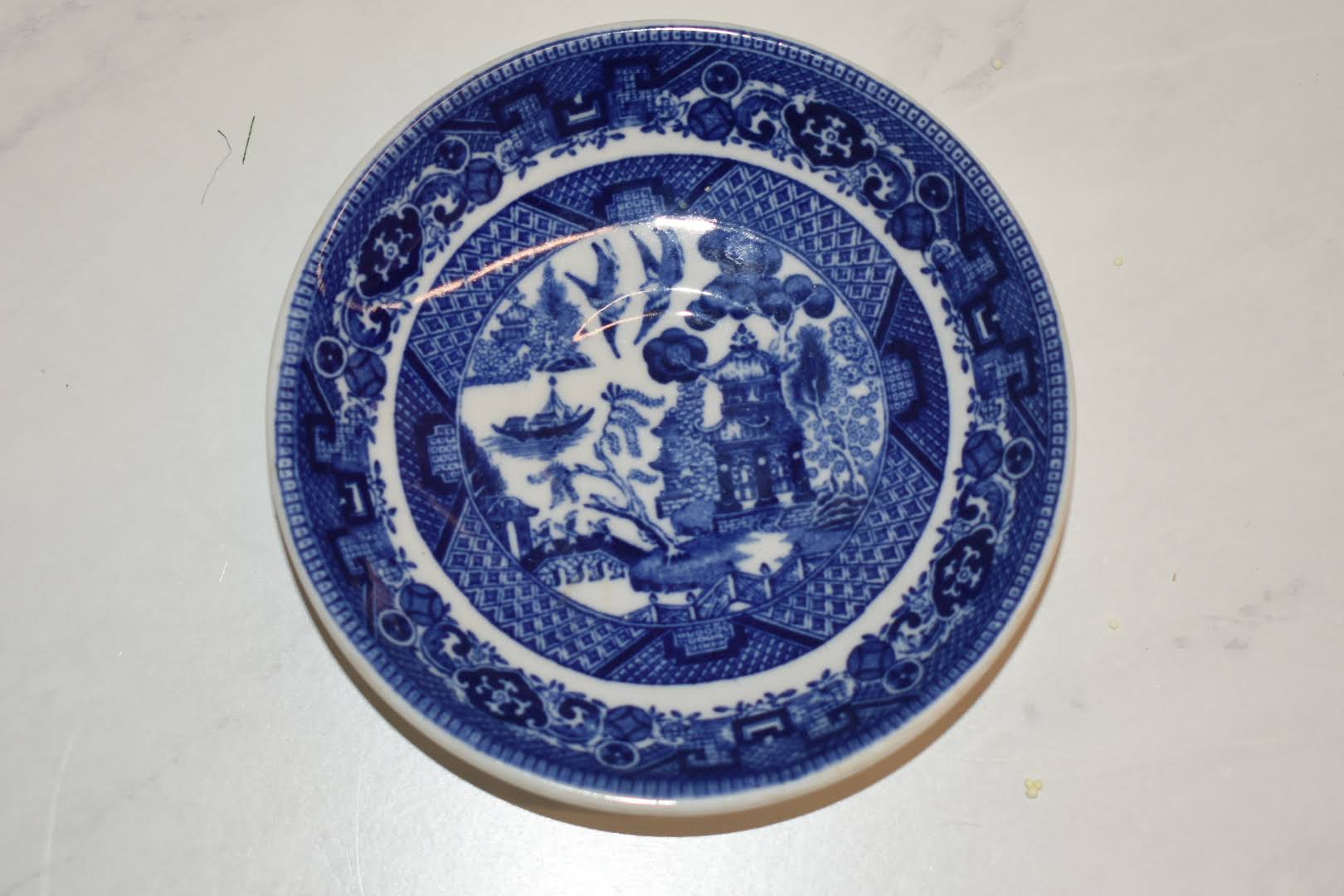 Oriental Blue White Floral Design - Home Décor - Small Plate