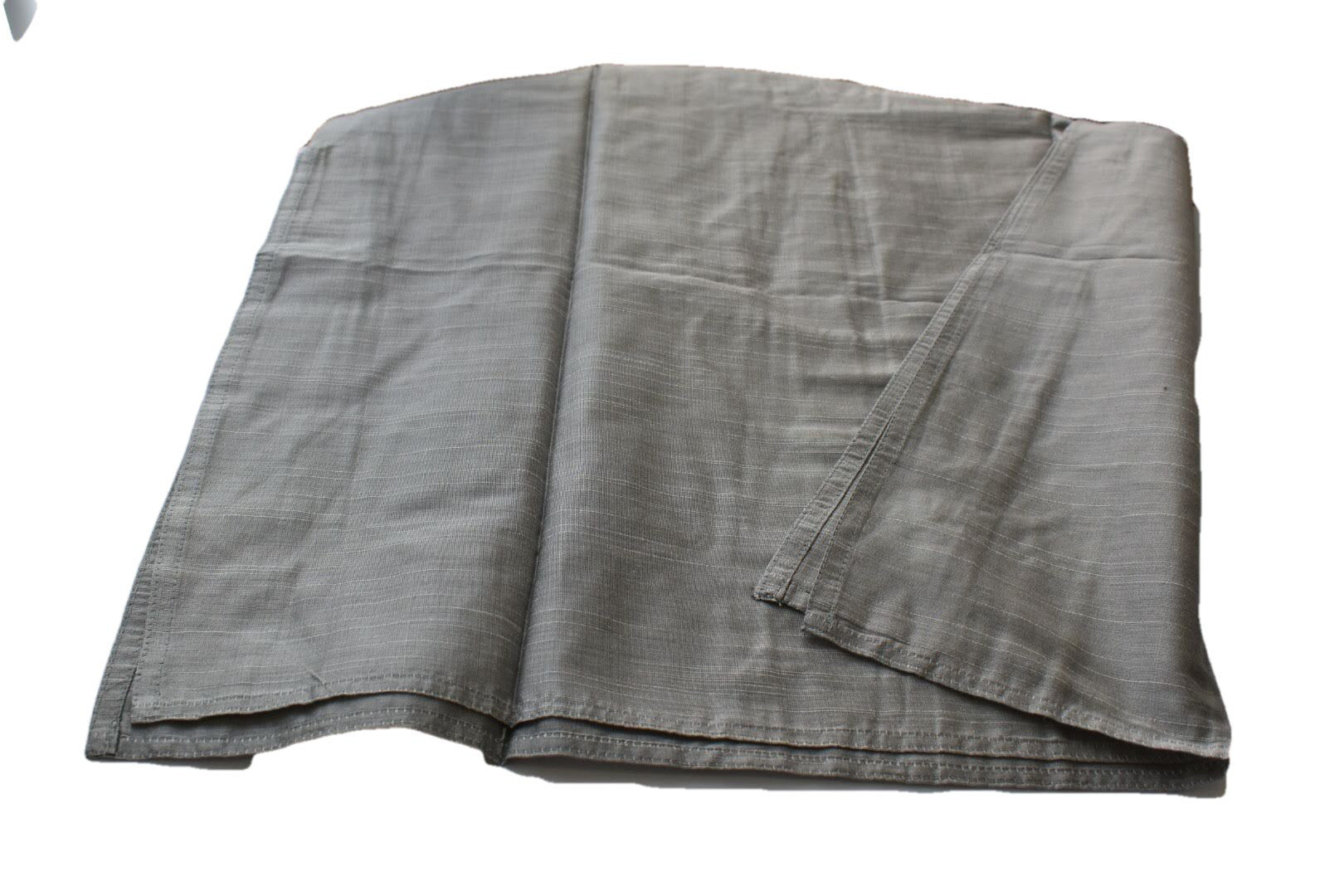 Silver Grey Color - Pure Raw Silk Kurti Size Small/Medium - 30/32