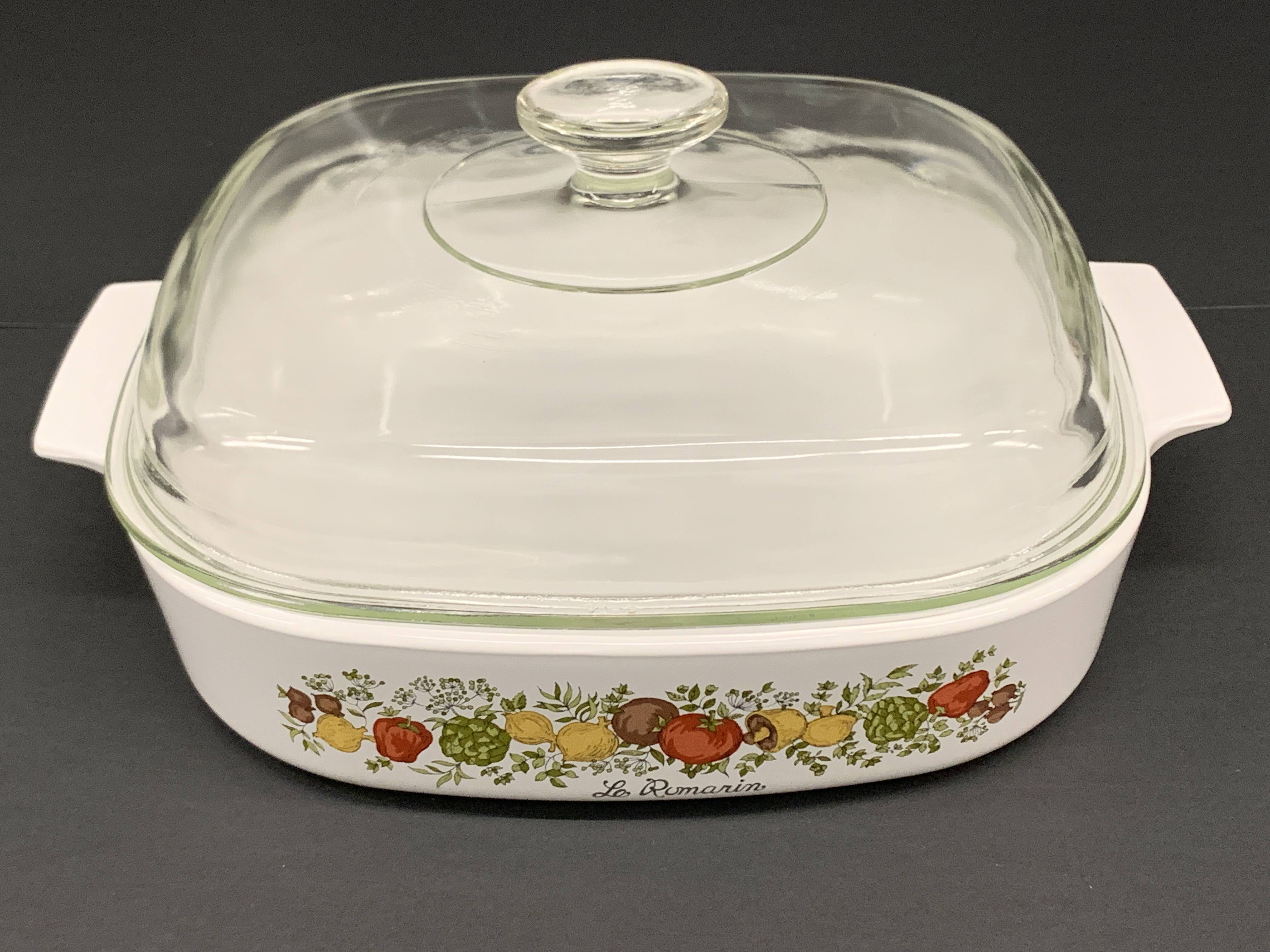 Spice Of Life 12 - Corning Ware Casserole - Square Shape With Lid