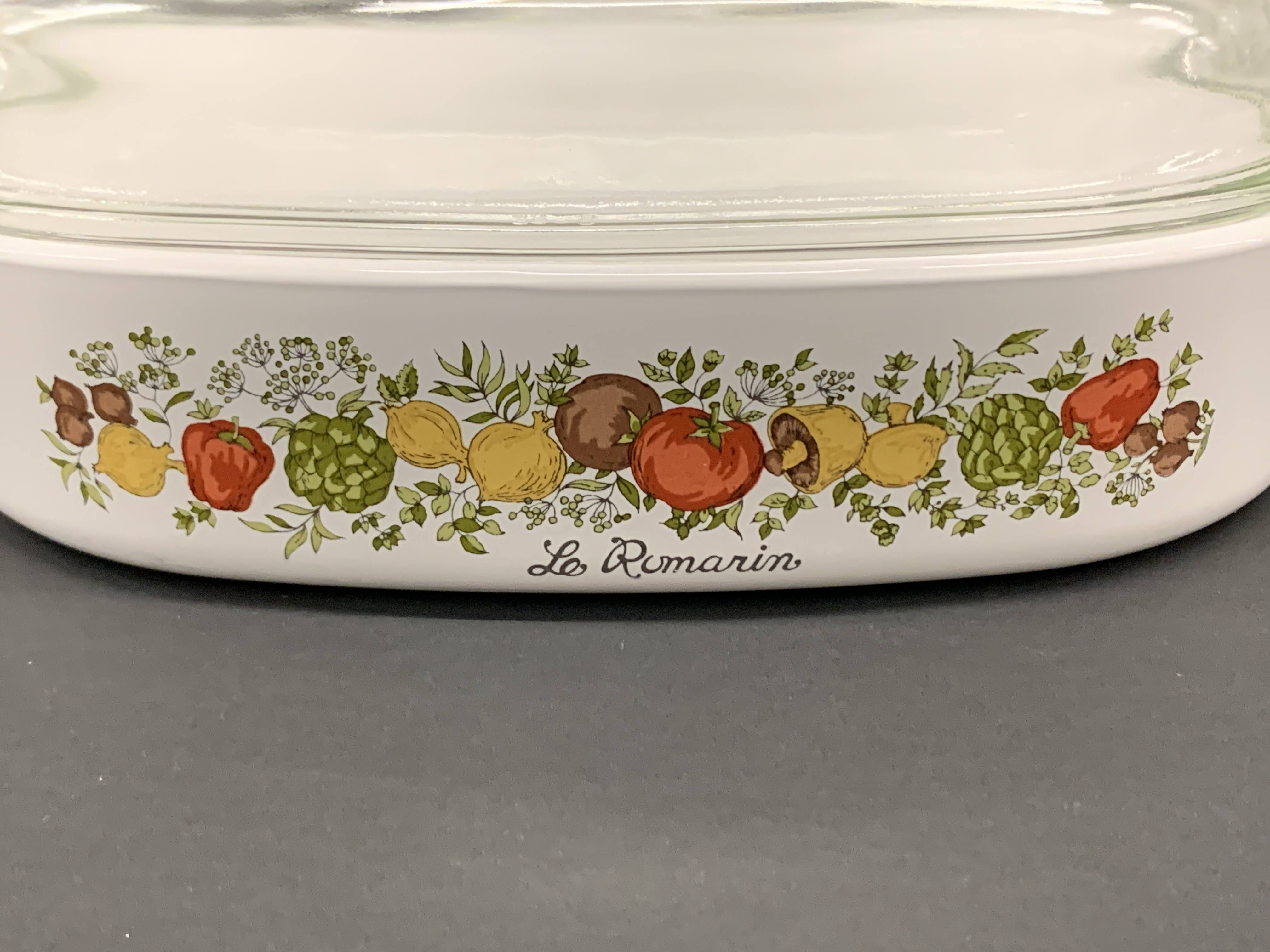 Spice Of Life 12 - Corning Ware Casserole - Square Shape With Lid