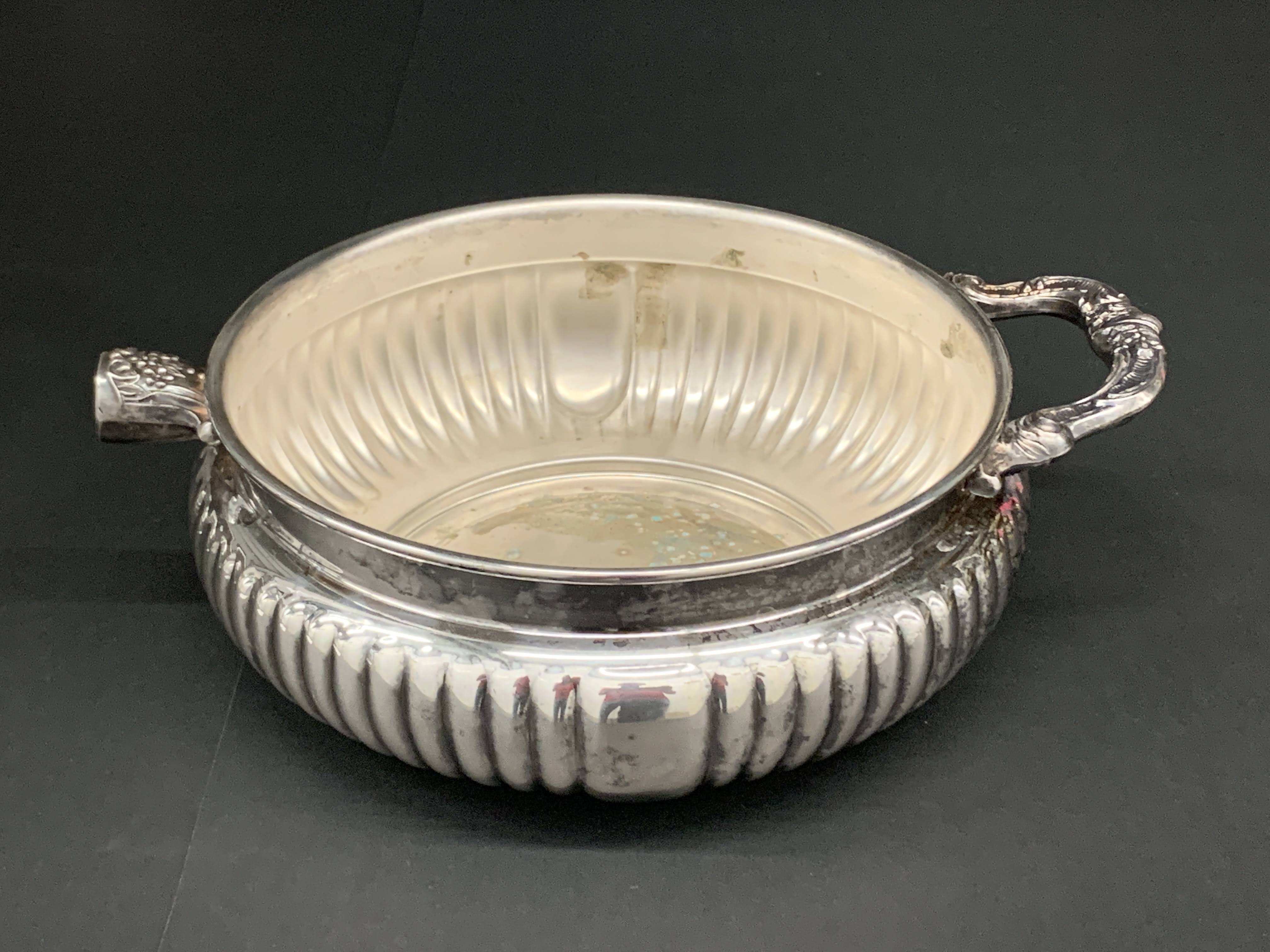 Silver Plated Mid Century - Serving Dish- Antique Collectable
