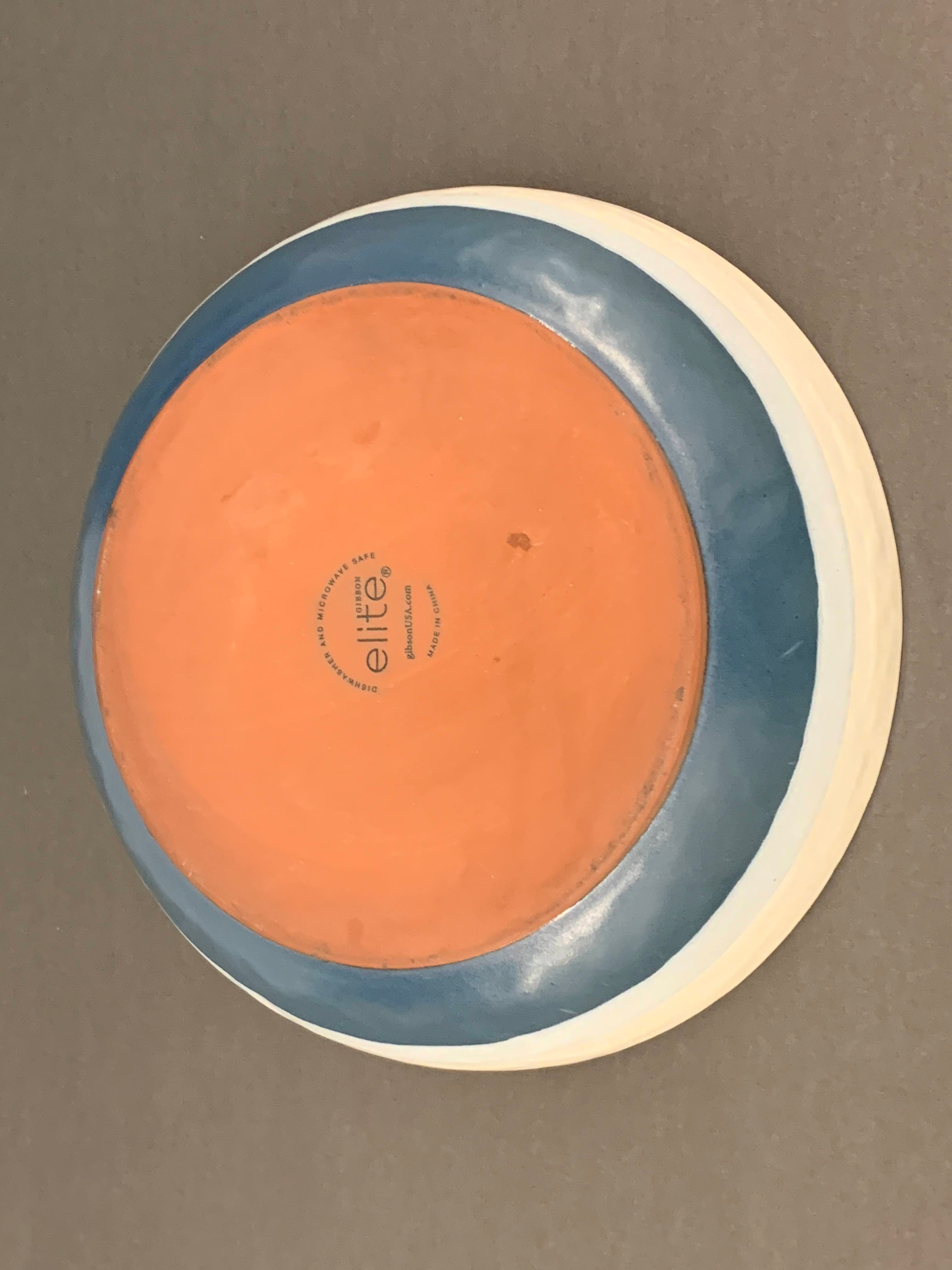 Gibson Elite - Ivory Brown Color - Stoneware - Set of 2 Vegetable Bowls