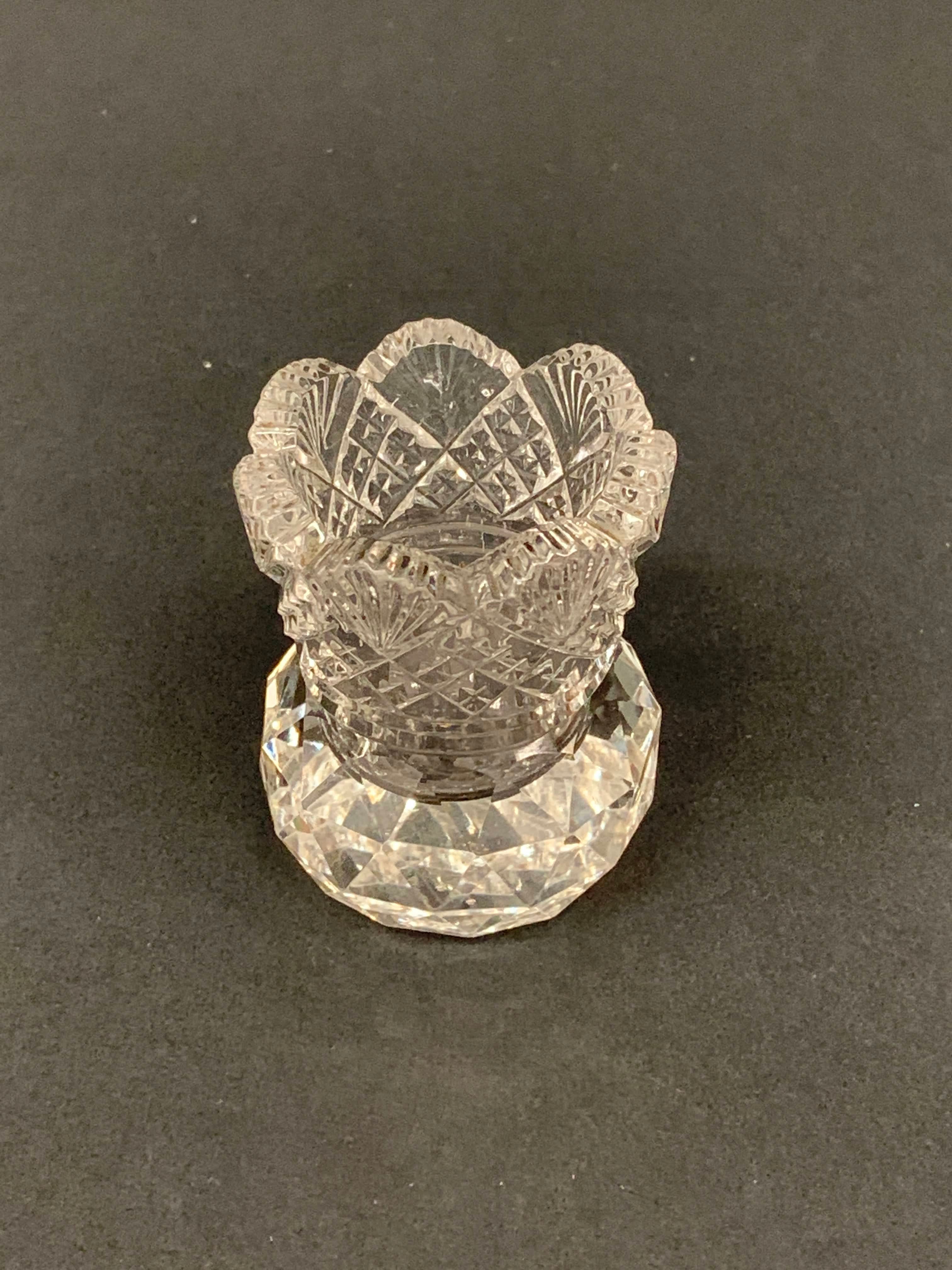 Crystal Glass - Decor, Bud Vase / Tooth Pick Holder